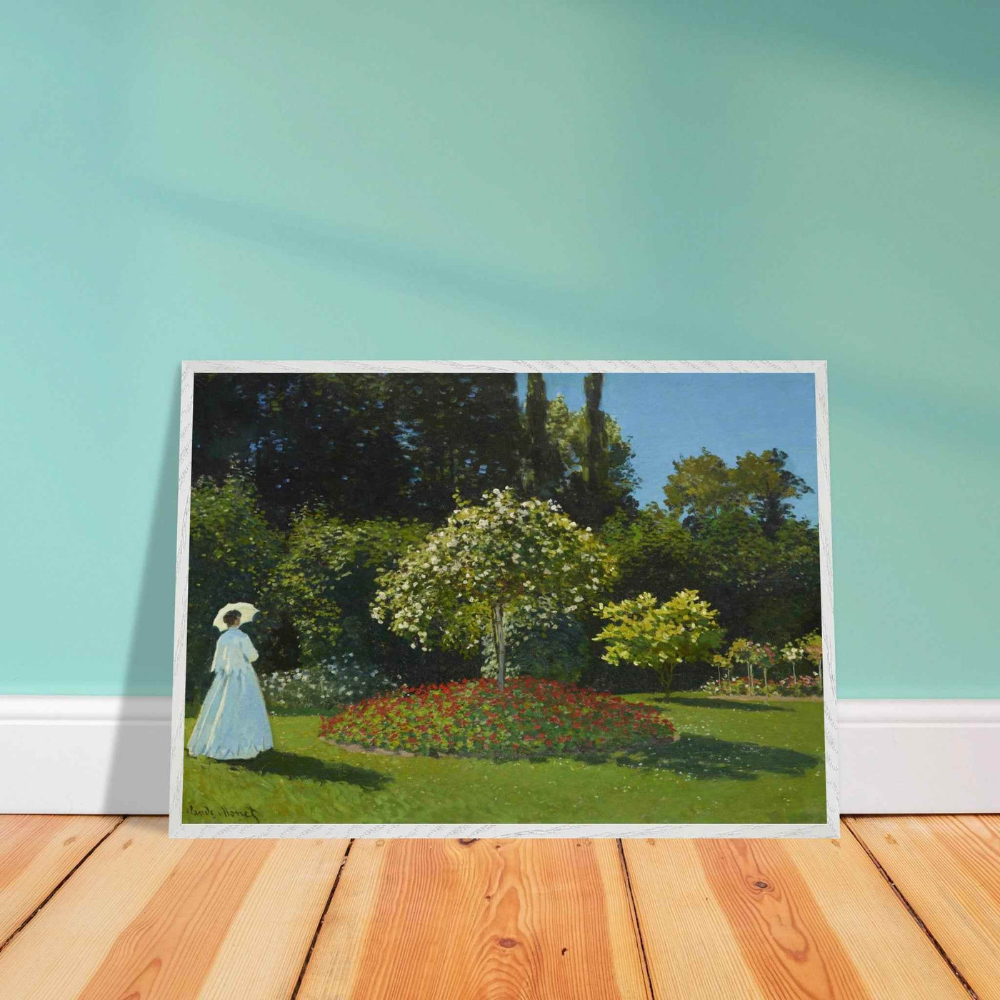 Woman in the Garden Art: Elegant Decor for Nature Lovers - Vibrantwalls