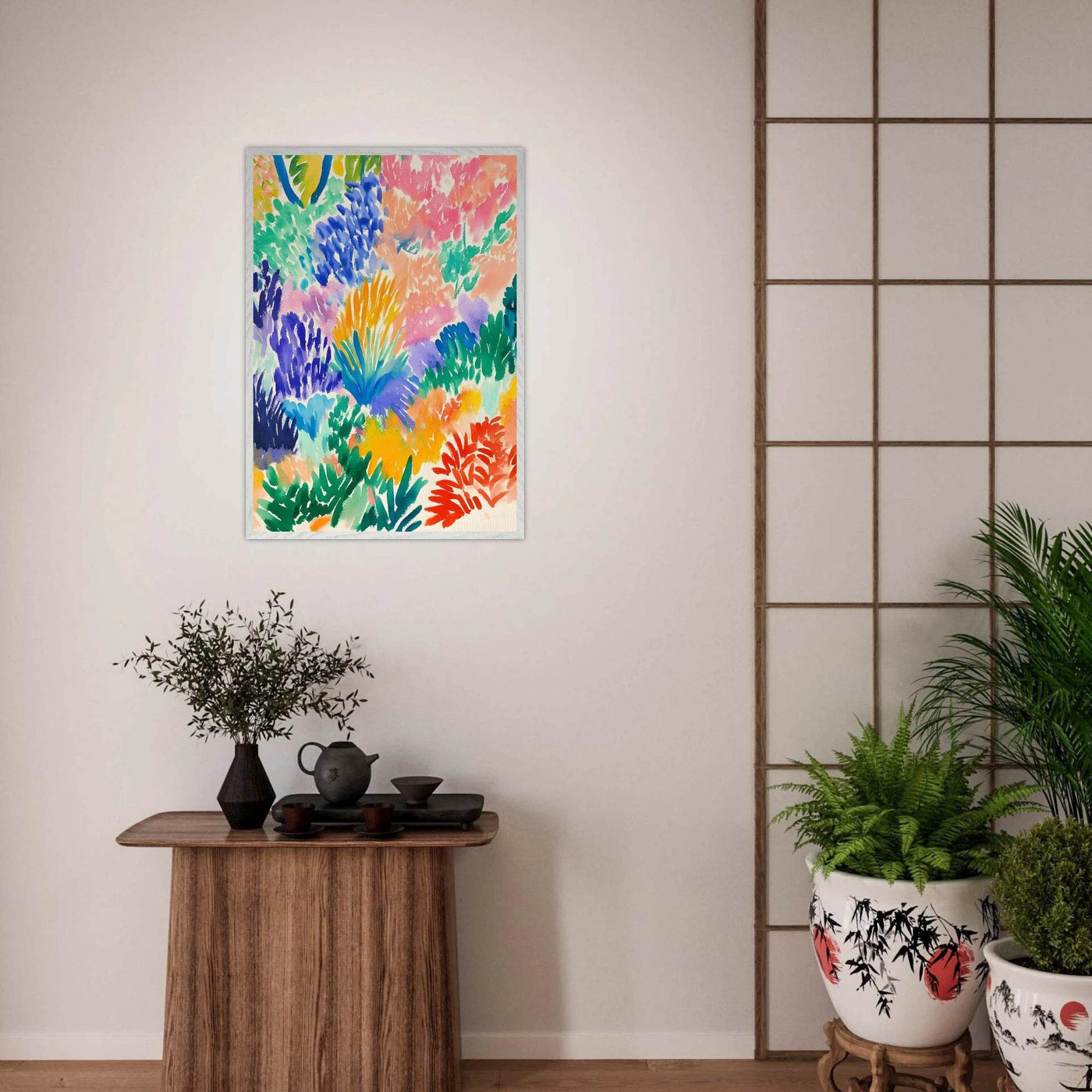 Matisse-Abstract Floral - Vibrantwalls