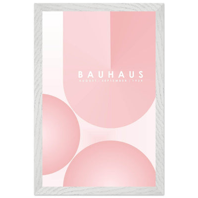 Bauhaus Soft Pink Geometric Design for Contemporary Spaces - Vibrantwalls