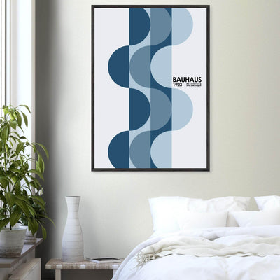 Bauhaus-Style The Blue Design - Vibrantwalls