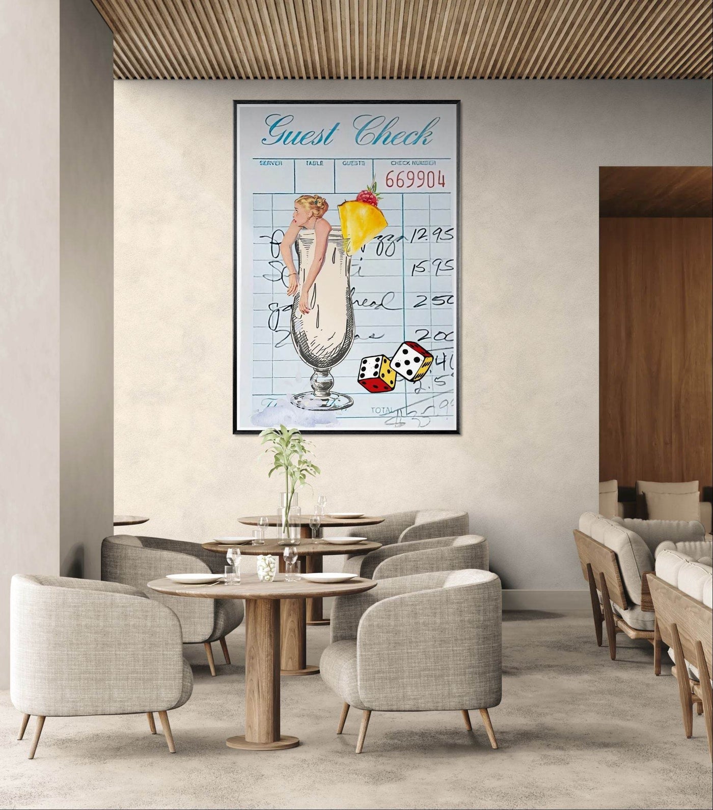 Retro Bar & Cocktail Chic: Gin & Tonic - Vibrantwalls