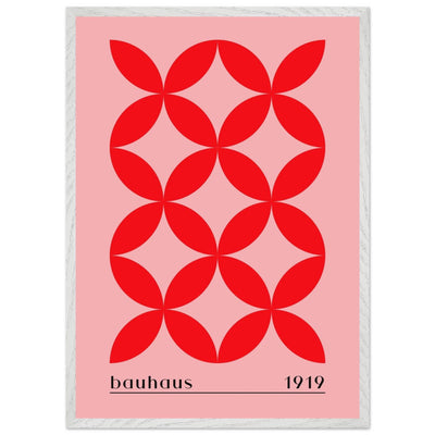 Bauhaus Minimalist Bold Red Geometric Design - Vibrantwalls
