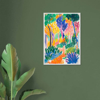 Abstract Foliage Art - Modern Wall Decor for Your Home - Vibrantwalls