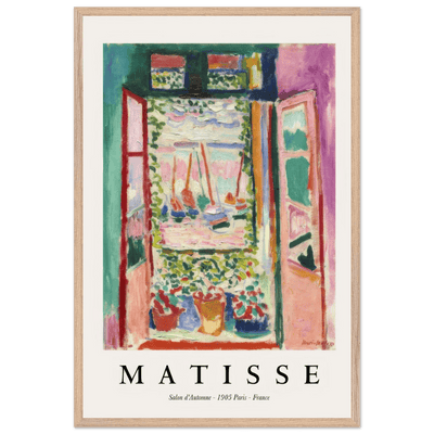 Matisse Open Window Art - Captivating Piece for Modern Decor - Vibrantwalls