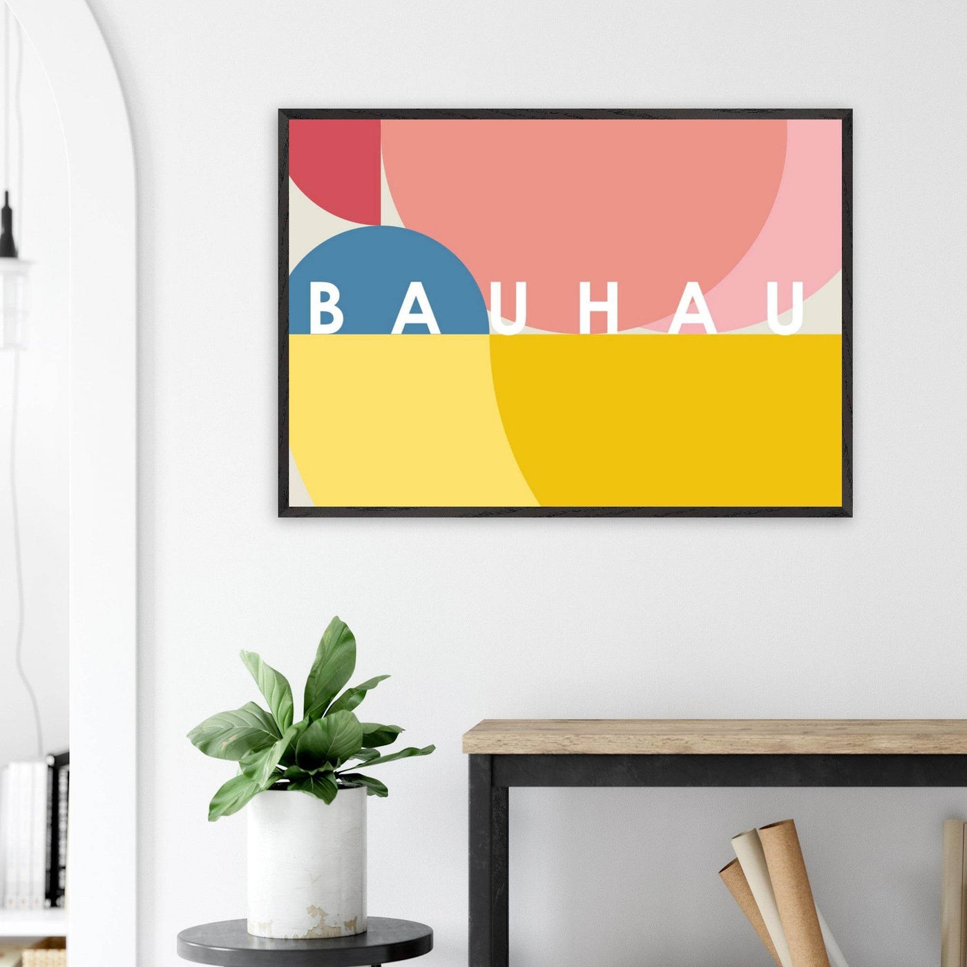 Bauhaus-Style 'The Blue Tunnel' - Vibrantwalls