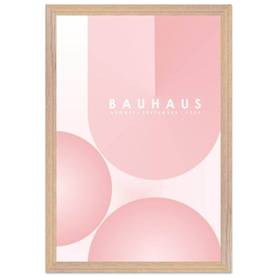 Bauhaus Soft Pink Geometric Design for Contemporary Spaces - Vibrantwalls