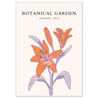 Botanical Lily Wall Art - Vibrantwalls