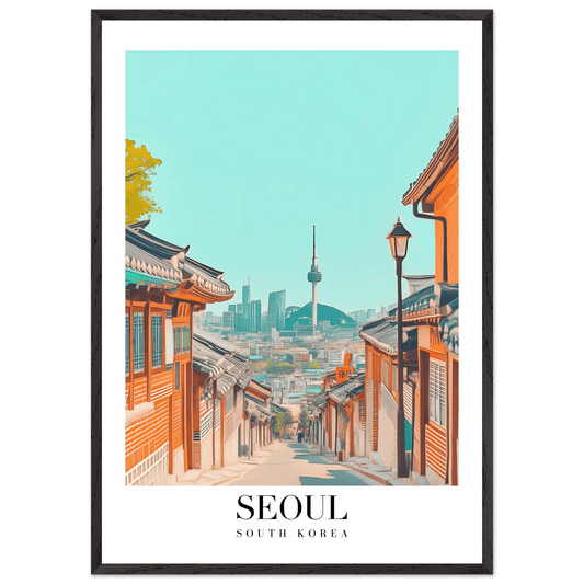 Seoul South Korea Framed Poster - Vibrantwalls