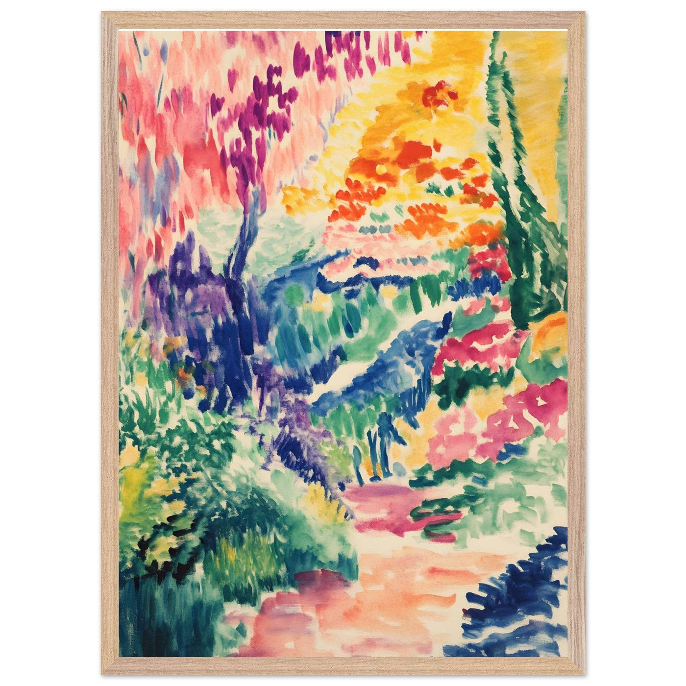 Abstract Garden Delights Henri Matisse - Vibrantwalls