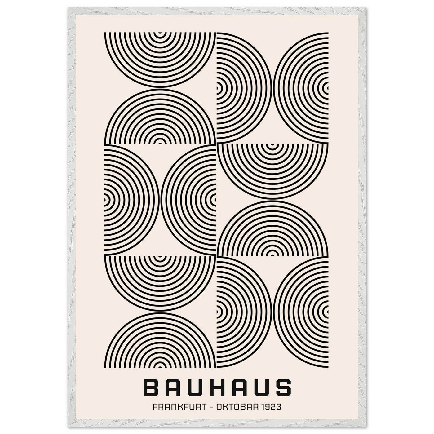 Bauhaus Black & Beige - Vibrantwalls