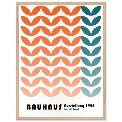 Bauhaus-Style The Blue Waves - Vibrantwalls