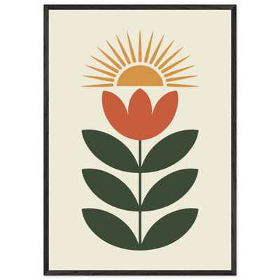 Abstract Floral Sun - Vibrantwalls