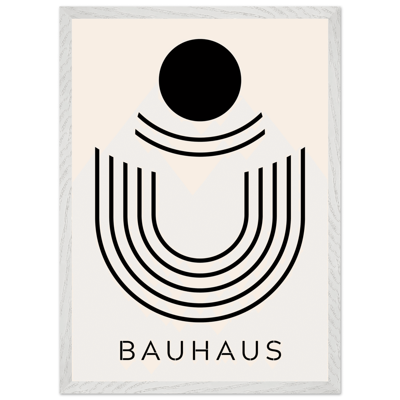 Bauhaus Black & Beige Abstract - Vibrantwalls
