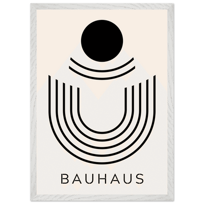 Bauhaus Black & Beige Abstract - Vibrantwalls