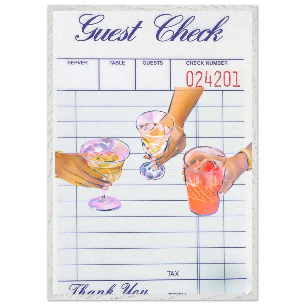 Retro Bar Cocktail Night Poster Wall Art - Vibrantwalls