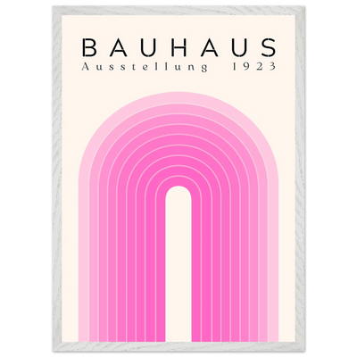 Bauhaus Pink Gradient Arch - Vibrantwalls