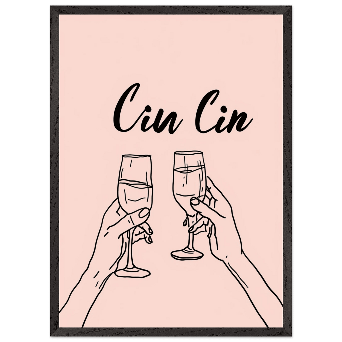 Cin Cin Toast Art Print - Vibrantwalls