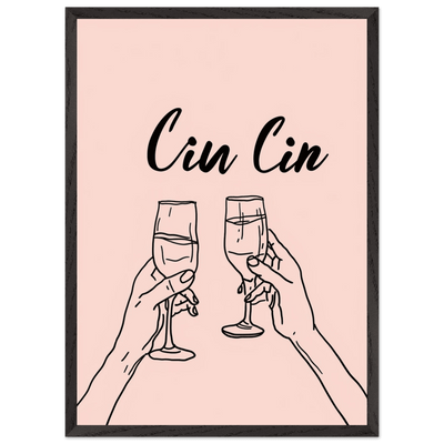 Cin Cin Toast Art Print - Vibrantwalls