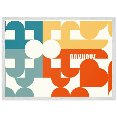 Bauhaus-Style Abstract Geometric Art - Vibrantwalls