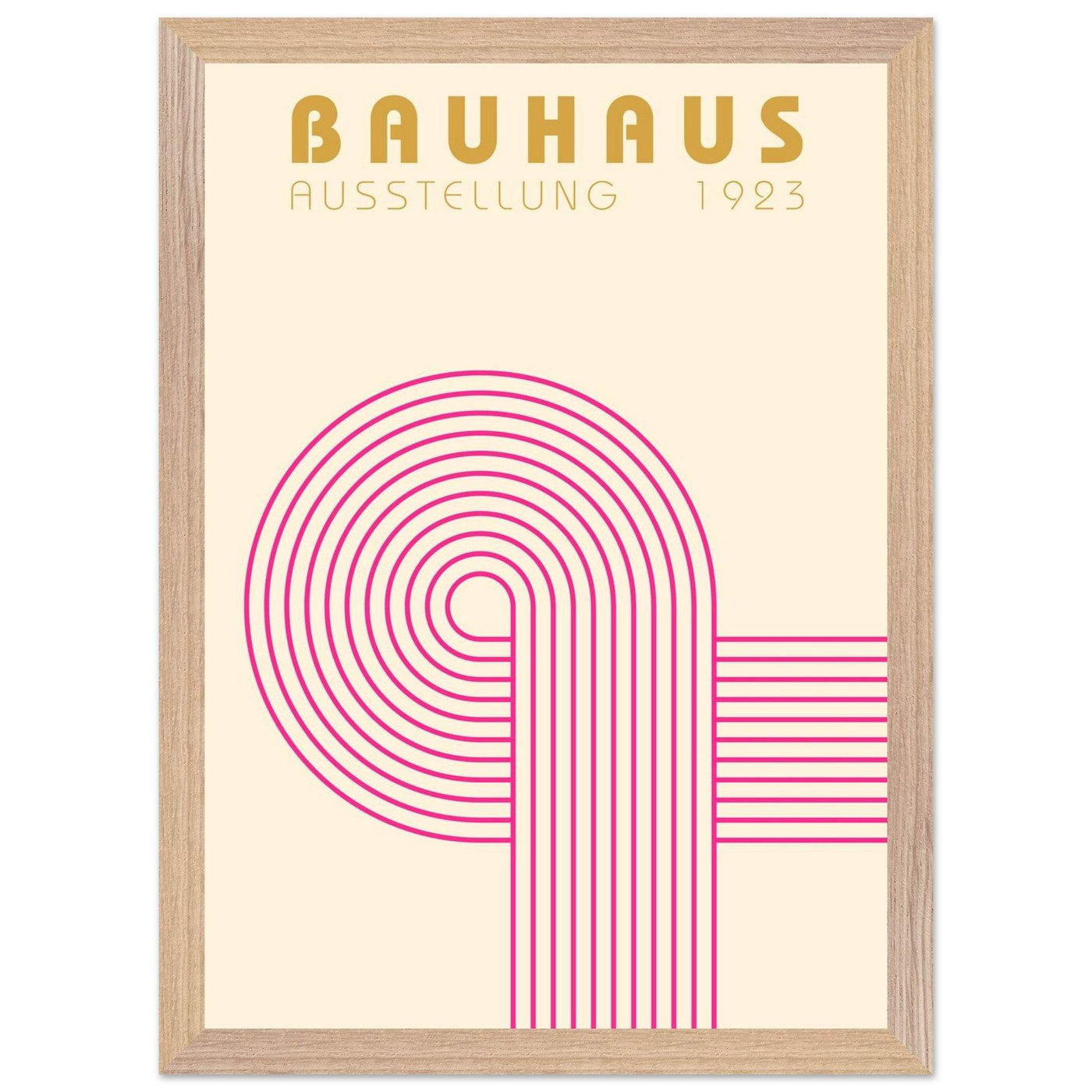 Bauhaus Pink Pop Decor for Modern Home Aesthetics - Vibrantwalls