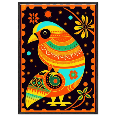 Vibrant Tribal Bird Art - Vibrantwalls