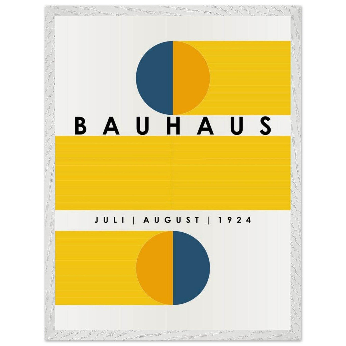 Bauhaus Blue Tunnel Geometric - Vibrantwalls