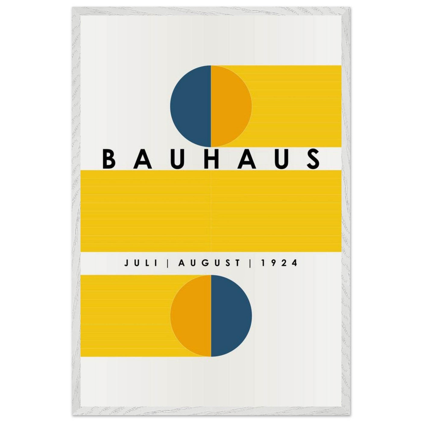 Bauhaus Blue Tunnel Geometric - Vibrantwalls