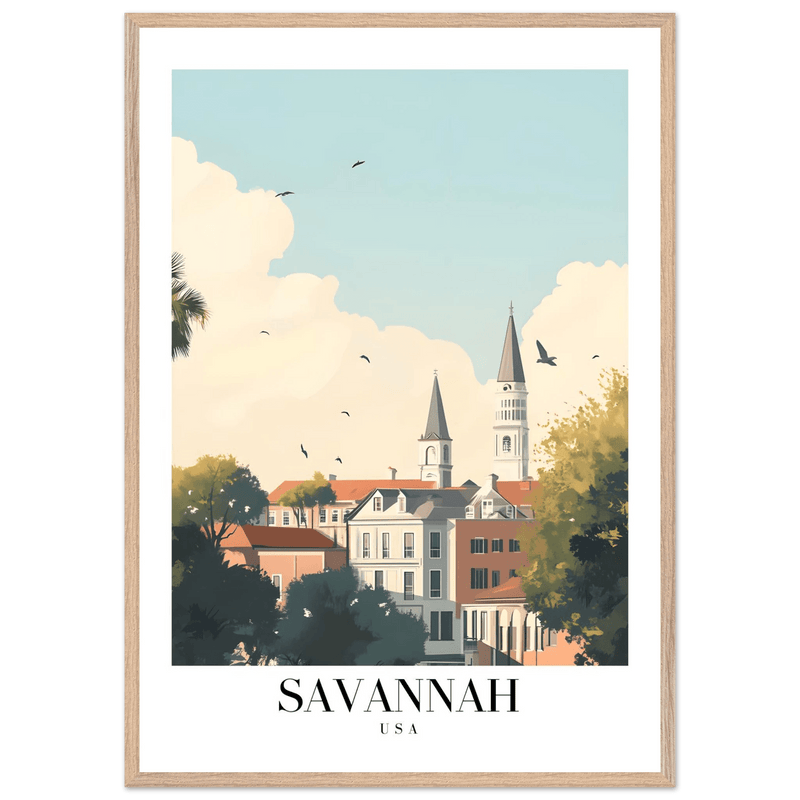Savannah USA Wall Art - Vibrantwalls
