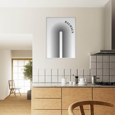 Bauhaus-Style Gradient Arch - Vibrantwalls