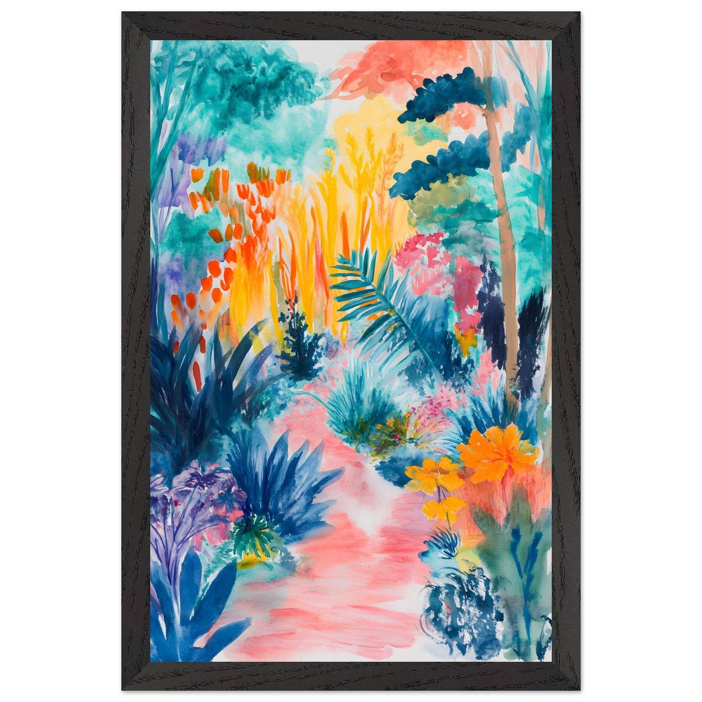 Abstract Tropical Garden Matisse I - Vibrantwalls