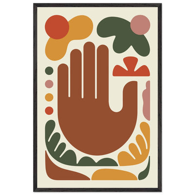 Abstract Desert Hues Hand - Vibrantwalls