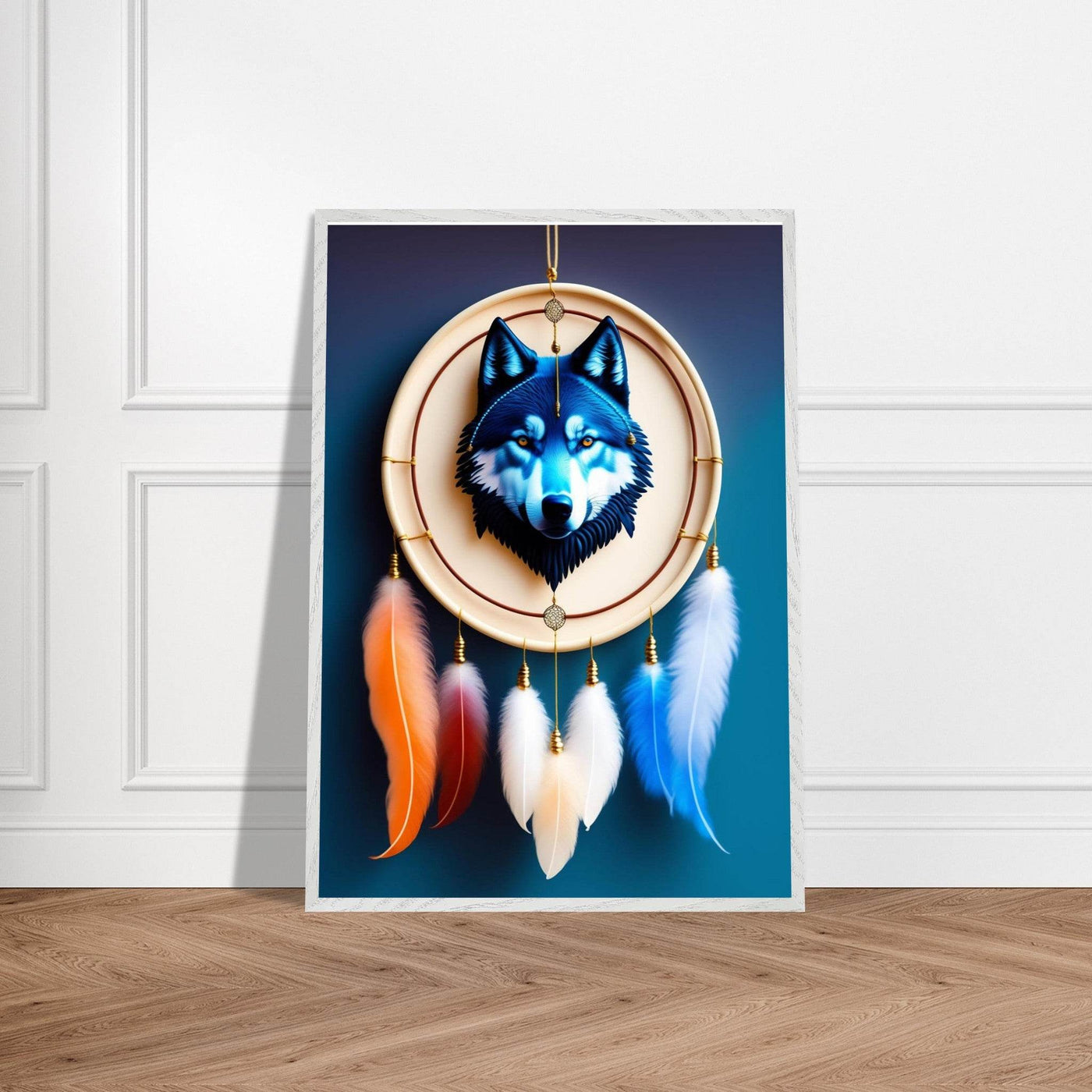 Mystic Wolf Dreamcatcher - Vibrantwalls