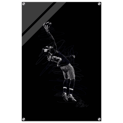 Dynamic Football Player Acrylic Print – Modern Sport Art, Vibrant & Durable Wall Decor in Multiple Sizes - Vibrantwalls