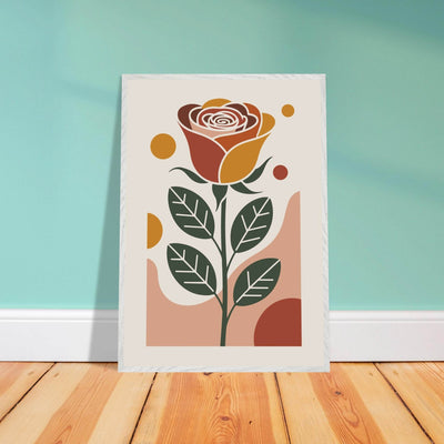 Boho Rose Art - Vibrantwalls