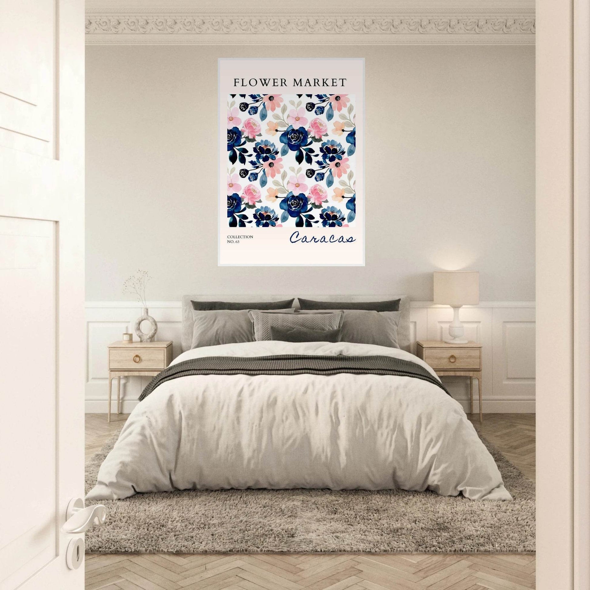Flower Market Collection No. 63 Framed Poster – Vibrant Watercolor Botanicals | Ready-to-Hang Floral Art - Vibrantwalls