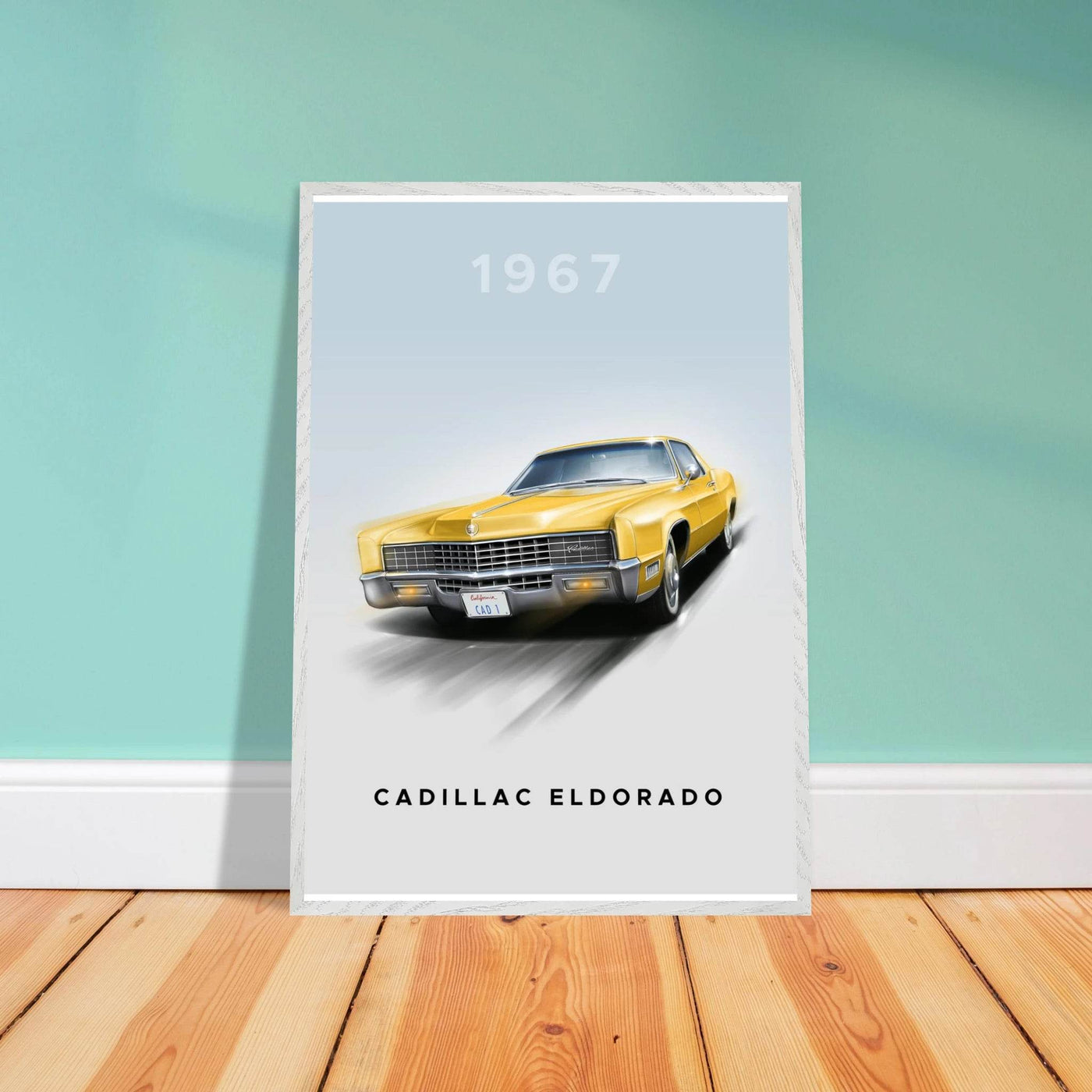 1967 Cadillac Eldorado - Iconic American Luxury Framed Poster | Premium Wall Art, Ready-to-Hang in Your Style - Vibrantwalls
