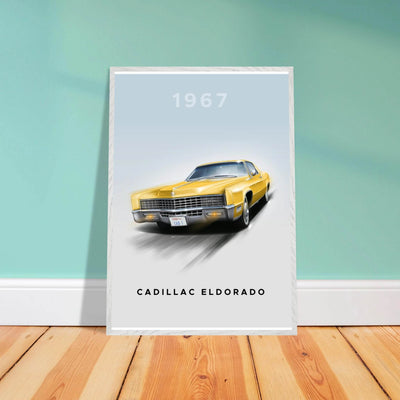 1967 Cadillac Eldorado - Iconic American Luxury Framed Poster | Premium Wall Art, Ready-to-Hang in Your Style - Vibrantwalls
