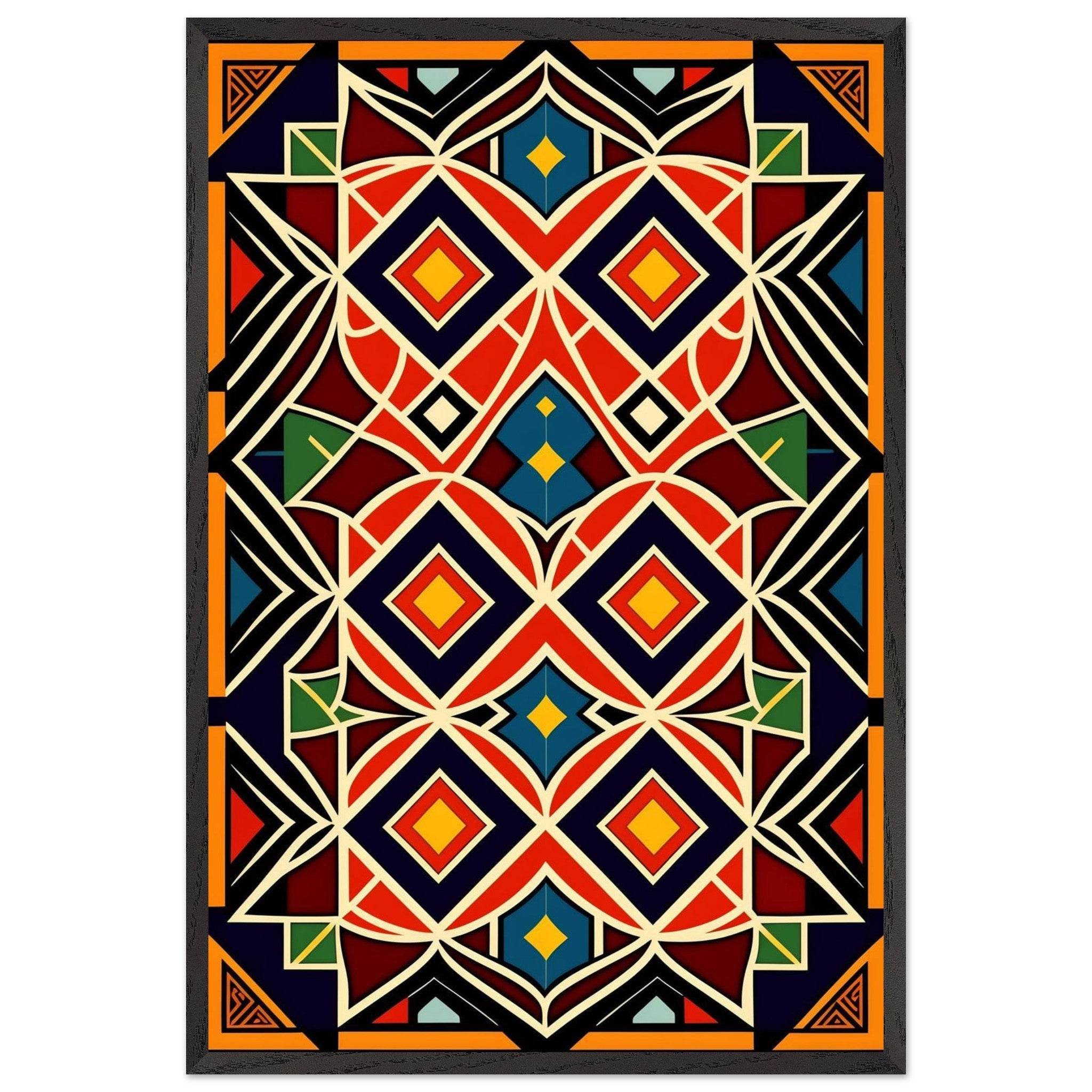 Abstract Geometric Wall Decor - Unique Boho Art for Contemporary Spaces - Vibrantwalls