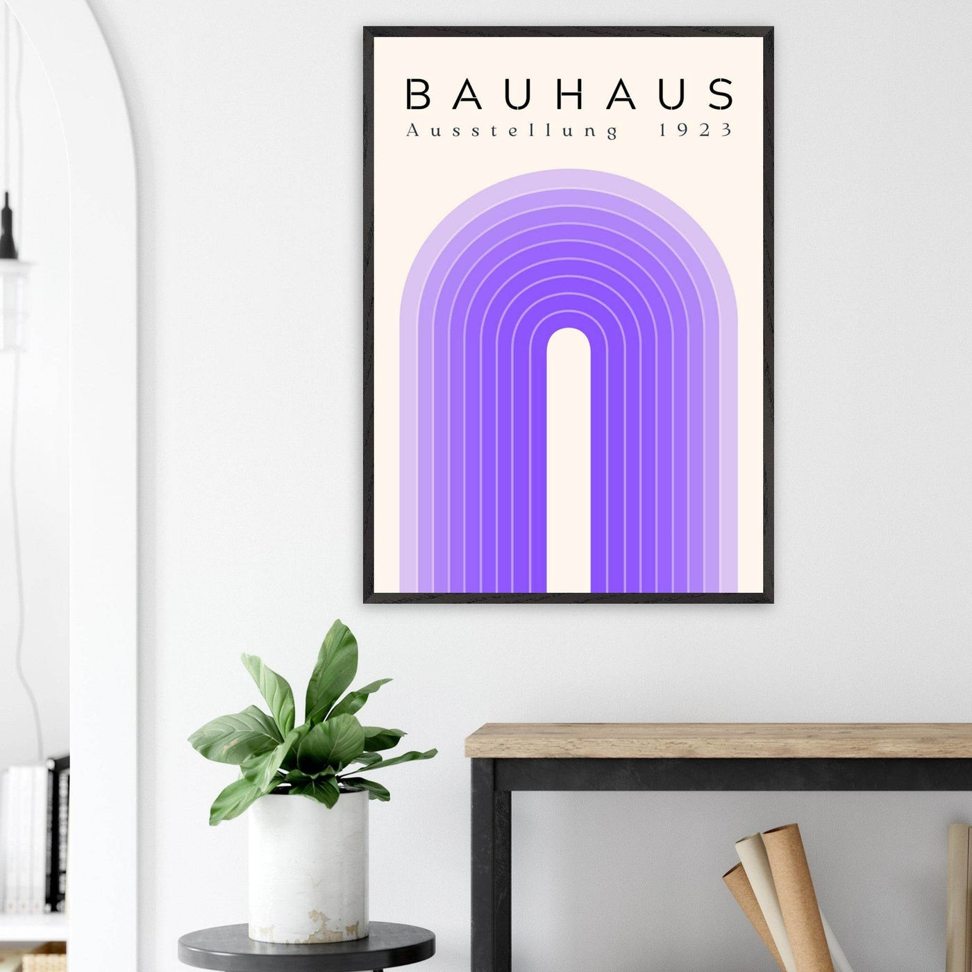 Bauhaus Ausstellung 1923 Violet - Vibrantwalls