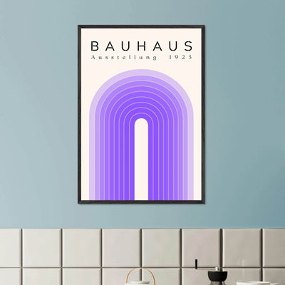 Bauhaus Ausstellung 1923 Violet - Vibrantwalls