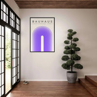 Bauhaus Ausstellung 1923 Violet Wall Art - Vibrantwalls