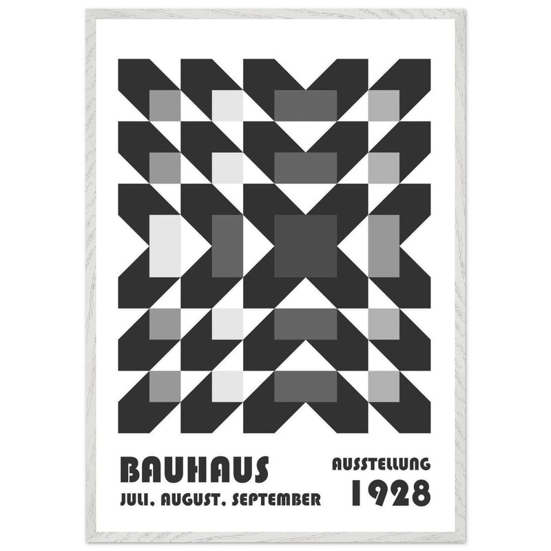 Bauhaus-Style Geometric Grid - Vibrantwalls