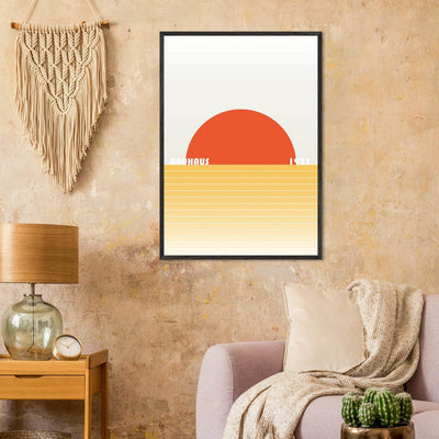 Bauhaus Sunset Abstraction - Vibrantwalls