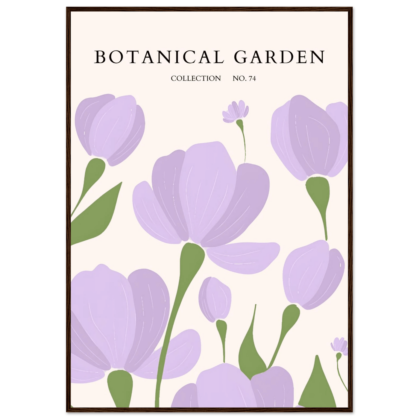 Botanical Garden Elegant Lavender Bloom Art Print - Vibrantwalls