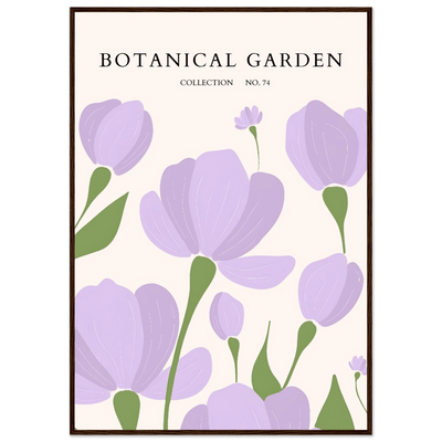 Botanical Garden Elegant Lavender Bloom Art Print - Vibrantwalls