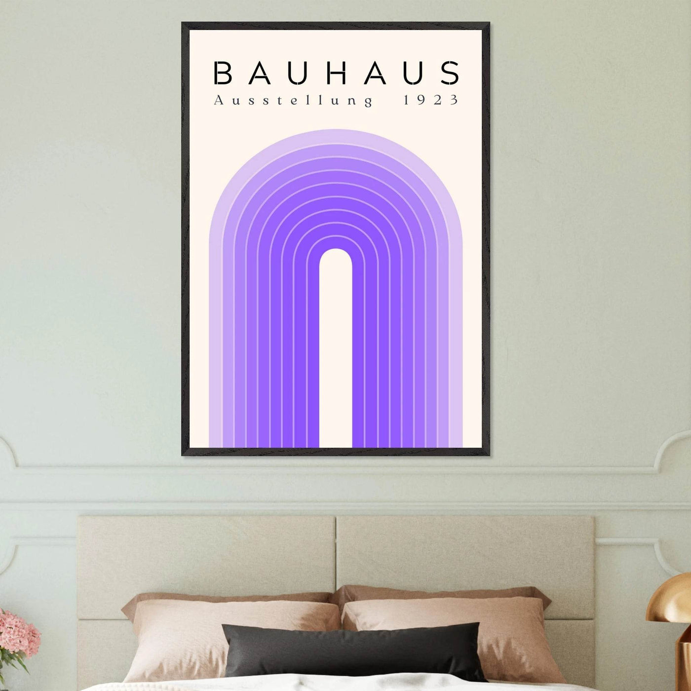 Bauhaus Ausstellung 1923 Violet - Vibrantwalls