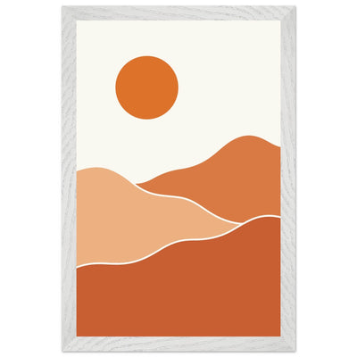 Abstract Desert Sunset - Vibrantwalls