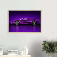 Ferrari F50 Framed Canvas Wall Art - Vibrantwalls