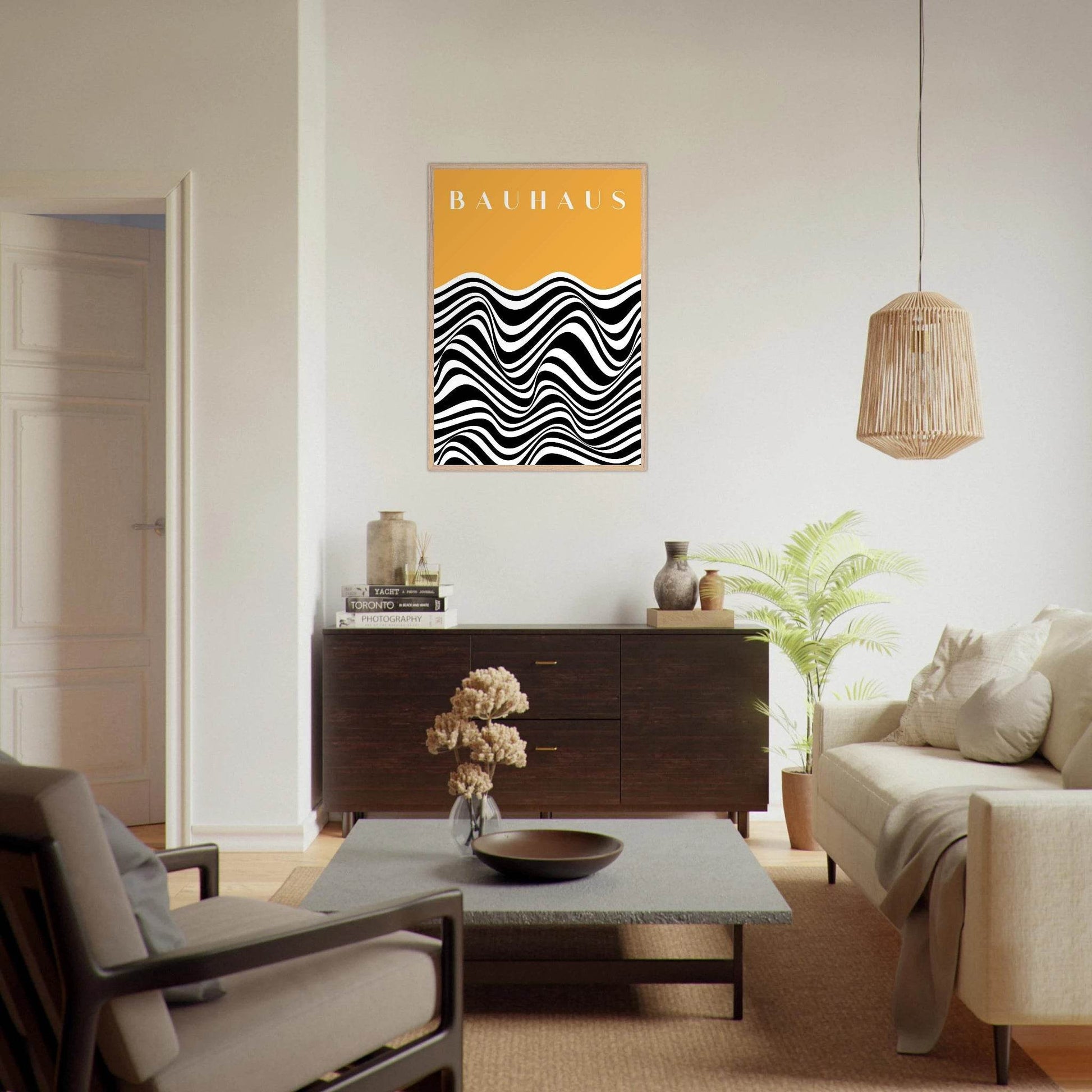 Bauhaus Ausstellung 1923 Optical Illusion Movement Design Wall Art - Vibrantwalls