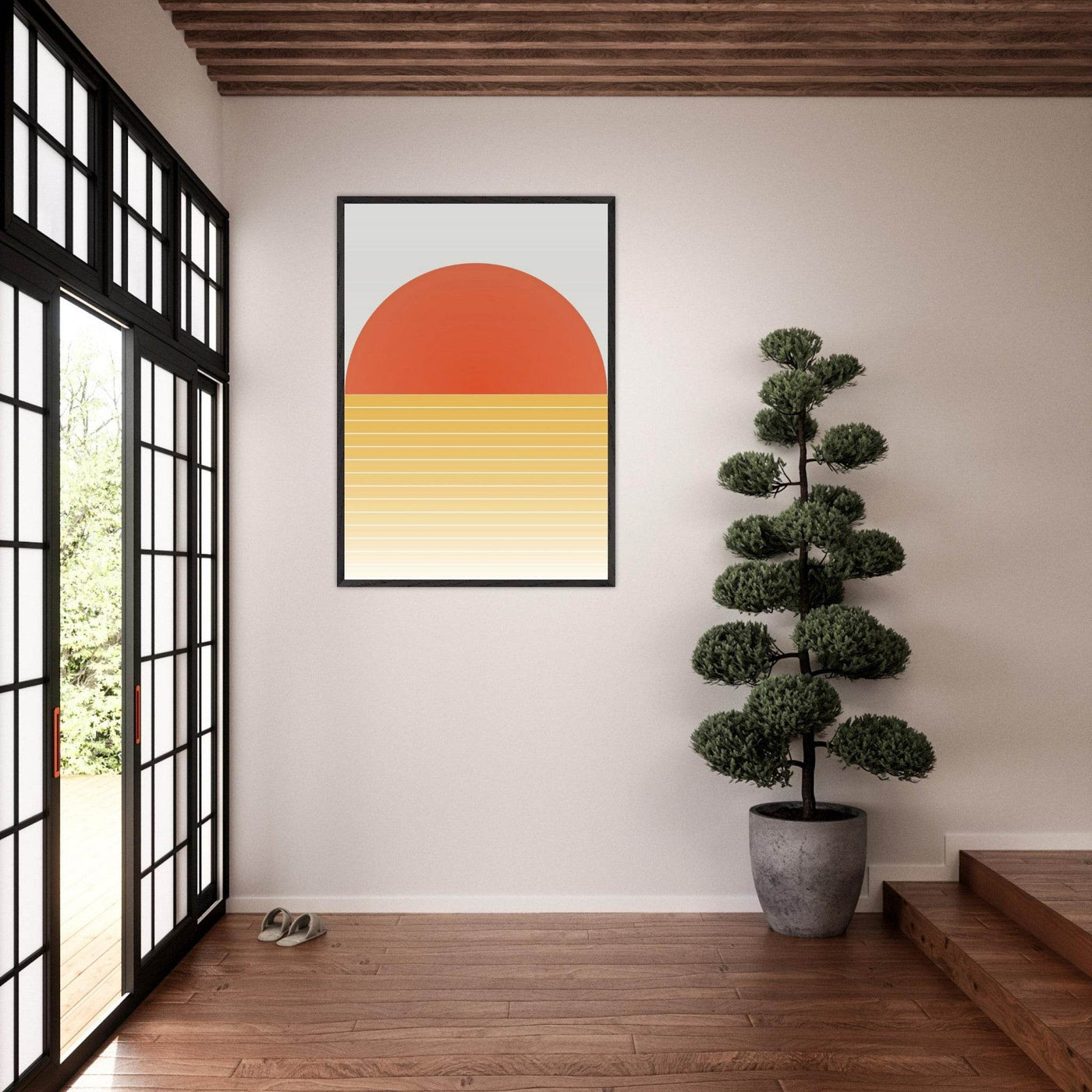 Bauhaus Sunset 1923 - Vibrantwalls